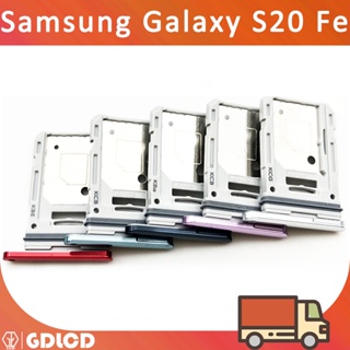 Khay Đựng Sim Điện Thoại / Thẻ Sim Kép Bằng Nhựa Nano Cho Samsung Galaxy S20 Fe S21