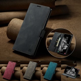Bao Da Điện Thoại Dạng Ví Nắp Lật Có Ngăn Đựng Thẻ Sang Trọng Cho Samsung Galaxy S23 Ultra S23 Plus S23 M53 5G A14 5G A24 4G A34 5G A54 5G Ốp