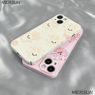 Ốp Điện Thoại Cứng In Hình Thỏ Bunny Cho iphone13 Star 11 7 xrmax / xs812 Film 14pro / / Apple RZXE