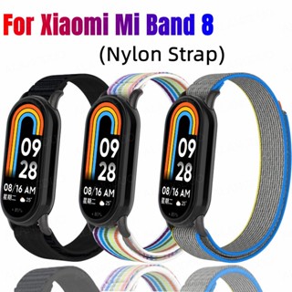 Dây Đeo Nylon Thay Thế Nhiều Màu Sắc Dành Cho xiaomi mi band 8 xiaomi mi band 8