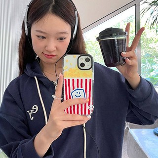 Korean Ins Girl Fun Popcorn 7/8P for 11 Apple 13promax Phone Case Iphone12 Soft X 5IpR