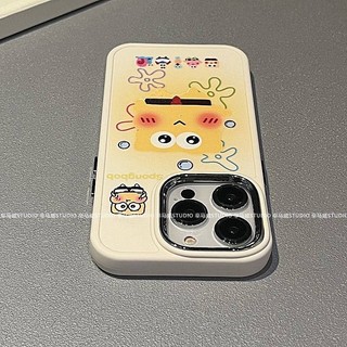 Cartoon Sponge Baby Paida Star for Apple 13 Phone Case Iphone14promax Drop-Resistant 11/12 Soft Nhyy