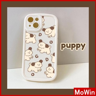 For iPhone 14 Pro Max iPhone Case Cream White TPU Soft Case Camera Cover Airbag Shockproof Cute Puppy  Compatible with iPhone 13 Pro max 12 Pro Max 11 Pro Max xr xs max 7Plus