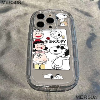 ✅Ốp Điện Thoại Mềm Trong Suốt Chống Sốc In Hình Snoopy Charlie Cho Apple xr11iPhone14 / 138p / 12 / xs7 promax