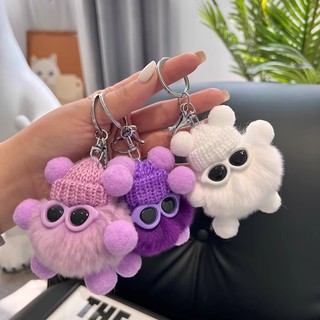 Móc Khóa Banh Xù Mini Dễ Thương