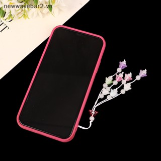 [Mới] Dây Treo Điện Thoại / Chìa Khóa / Túi Máy Ảnh Họa Tiết Hoa Râu Handmade Chống Thất Lạc Chính Hãng