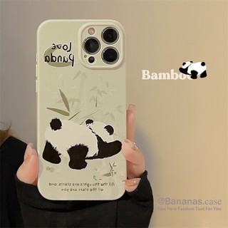 Ốp Điện Thoại Mềm Họa Tiết Gấu Trúc Hoạt Hình Cho IPhone 14 Plus 14 13 12 11 Pro Max