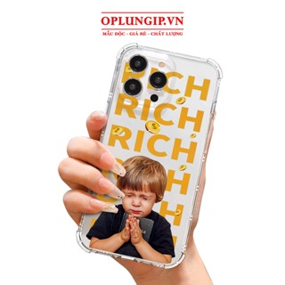 Ốp lưng iphone Cậu bé Rich nhựa dẻo cho iphone 11 12 pro max 13 14 pro max mini x r s xs max 6 s 7 8 plus