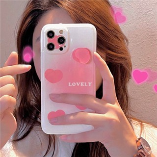 Decompression Three-Dimensional Love Apple 11 Phone Case 12pro Max All-Inclusive XR/Xs Silicone Iphone7p/8Plus NrHZ