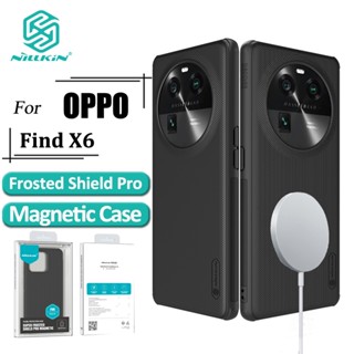 Ốp Điện Thoại Nillkin PC + TPU Siêu Mỏng Từ Tính Chống Sốc Chống Dấu Vân Tay Cho Oppo Find X6
