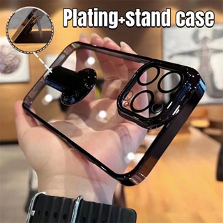 Ốp Điện Thoại iPhone 12 13 14 Pro max case ốp lưng điện thoại iphone 14 13 12 promax Trong Suốt Chống Sốc Có Giá Đỡ Xoay Được Sang Trọng Cho ốp lưng iP 12 13 14 Pro Max