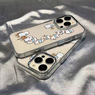 Nucleic Acid Cat 14promax Apple 13 Phone Case Iphone12 Soft 11 Simple Ins Style 7/8plus Drop-Resistant p0hu