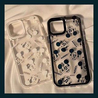Couple Apple 13promax Mickey Three-in-One Phone Case Iphone12/11 Niche 86splus Female Xsxr xFlI