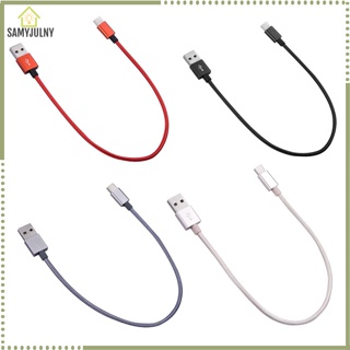 Dây Cáp Sạc Nhanh 3a Usb Type C Dài 30cm Dành Cho Điện Thoại Di Động / Máy Tính Bảng