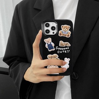 Original Cartoon Bear Iphone11 Phone Case XR All-Inclusive Xs Suitable for 13Promax Apple 12 Tide 78P Female X jrHk