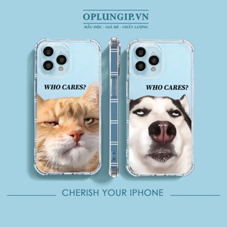 Ốp lưng iphone 11 12 13 pro max Who cares ốp lưng trong suốt case iphone 13 14 pro max mini xr x s max 6 s 7 8 plus