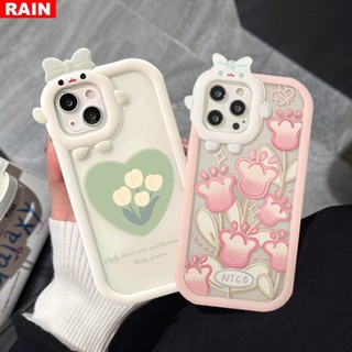 Ốp Điện Thoại Họa Tiết Hoa Tulip Cho Redmi 10C 10A 9C 9A 9T Note 11 11S 11E 10 10S 9 9S Pro Xiaomi Poco M5S M3 X3 Pro