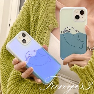Ốp Điện Thoại TPU Mềm Họa Tiết Cá Mập Dành Cho IPhone 14 13 12 11 Pro Max Plus 11 12 13 14