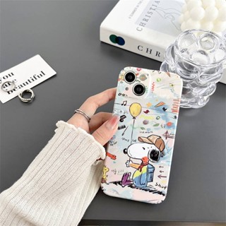 Cartoon Graffiti Snoopy Iphone14promax Phone Case Feilin Kaws Fashion Brand Xs11xr12 Apple 13 Hard Case uSmZ