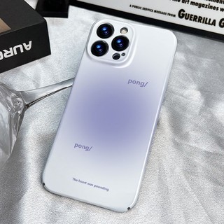 Ốp Điện Thoại Màu Tím Bóng Bảo Vệ Toàn Diện Cho Iphone PromaxiPhone1411 xr 12 / xs13