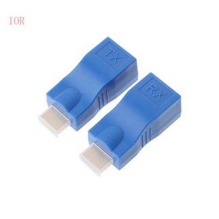 Dây Cáp Nối Dài 30m TX RX Cho 1080P Over CAT6 RJ45 Ethernet