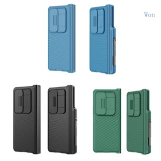 Ốp Điện Thoại Siêu Mỏng Chống Trầy Xước Có Nắp Trượt Bảo Vệ Ống Kính Máy Ảnh Cho Z Fold 4 5G