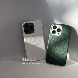 Retro White Tea Dark Green 14 Suitable for Iphone13 Apple 11 Phone Case 12Promax Leather Xr Male Xs Female rMhT