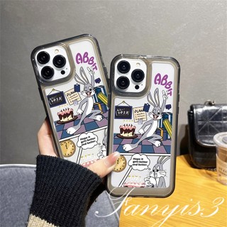 Ốp Điện Thoại TPU Mềm Trong Suốt Hình Thỏ Cho IPhone 14 13 12 11 Pro Max Plus 11 12 13 14