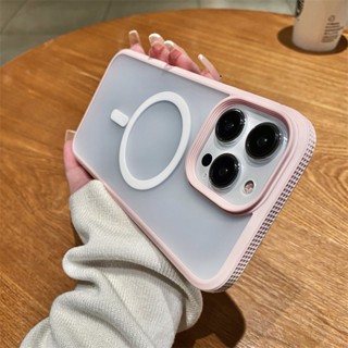 Ốp Điện Thoại silicone Cứng Nhám Tích Hợp Đế Sạc Không Dây Cho 14 13 12 pro Max 14pro 13 pro 14 Plus