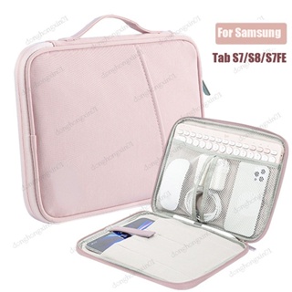 Túi Đựng Máy Tính Bảng Cho Samsung Galaxy Tab S8 Plus X800 S7 FE 12.4 &quot;T730 S7 S8 11&quot; X700 A8 10.5 T510 T500