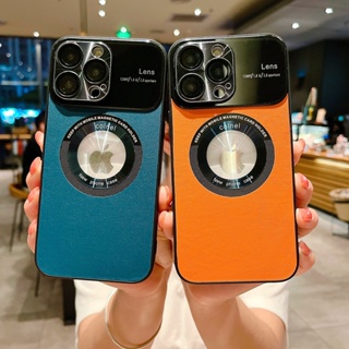 Ốp Điện Thoại Da Từ Tính Có Ngăn Đựng camera Cho iPhone 11 12 13 14 15 Pro Max 14plus