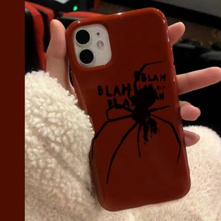 Kuchao Y2g Dark Spider Suitable for 14 Soft Shell Iphone13 Apple 12promax Phone Case XR Hot Girl 11 CN7T
