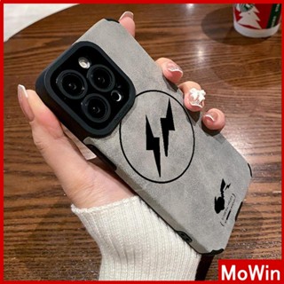 Ốp lưng iPhone 14 Pro Max Ốp Lưng iPhone Màu Xám Da Học Sinh Miếng Dán Da Lộn Vỏ Máy Ảnh Chống Sốc Hoạt Hình Dễ Thương Yêu Tinh Tương Thích Với iPhone 13 Pro max 12 Pro Max 11 xr xs max 7Plus 8Plus