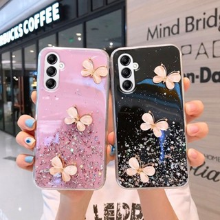 Ốp Điện Thoại Mềm Trang Trí Hình Bướm 3D Cho Samsung Galaxy A24 4G
