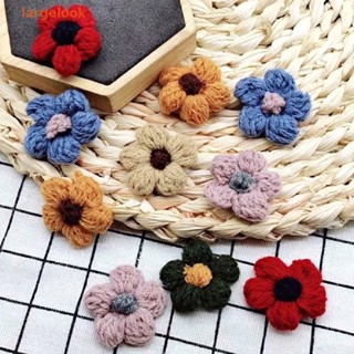 Set 10 Móc Len Hình Hoa Hướng Dương Dùng Làm Đồ Trang Sức DIY
