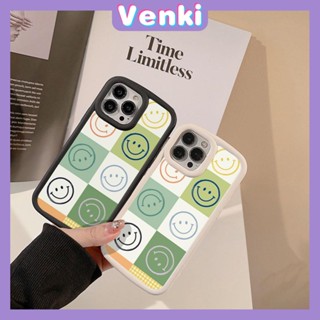 VENKI - For iPhone 11 iPhone Case Matte TPU Soft Case Black Beige Shockproof Protection Camera Smiley Chess Board Compatible with iPhone 14 13 Pro max 12 Pro Max xr xs max 7 8Plus