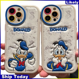 Ốp Điện Thoại Họa Tiết Vịt Dễ Thương Dành Cho Iphone 14 / 13 / 12 / 11