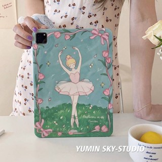 Ballet Girl's Ipad Protective Case Air5 All-Inclusive Pro11-Inch Tablet 10.2 Back Case 9.7 Drop-Resistant Female 6eeh