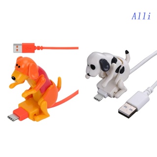 Dây Cáp Sạc USB C Type-C Hình Chú Chó Đồ Chơi Cho Điện Thoại Thông Minh