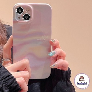 Ốp Điện Thoại Cứng Họa Tiết Sóng Nước Màu Tím Độc Đáo Cho IPhone 11 14 Pro Max 13 Pro Max 12 IPhone X XS XS Max XR 7 8 Plus