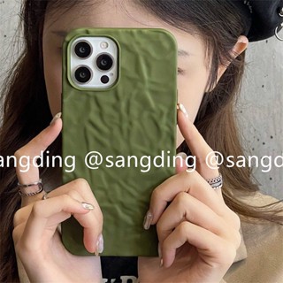 Ins Army Green Iphone14pro Max Apple 13 Phone Case 12/11 New Xr Female Xs Couple Soft Shell NbZZ