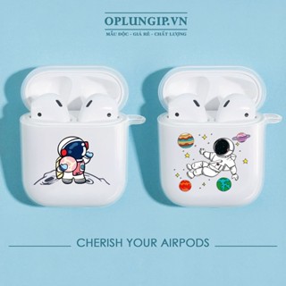 Ốp Airpods 1 2 3 pro 2 i12 phi hành gia vỏ bảo vệ tai nghe airpods case airpod ốp tai nghe airpods silicon trong suốt
