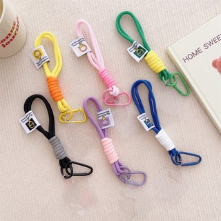 Ốp Điện Thoại nylon Hai Màu Có Dây Đeo Chìa Khóa / Dây Đeo Cho iphone / airpods