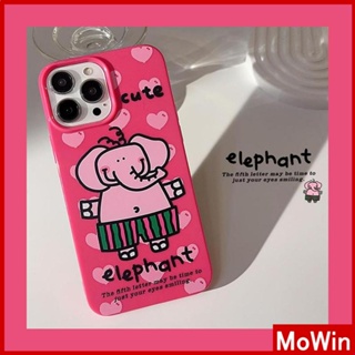 For iPhone 14 Pro Max iPhone Case Pink Glossy TPU Soft Case Shockproof Protection Camera Cute Elephant Love Compatible with iPhone 13 Pro max 12 Pro Max 11 xr xs max 7Plus 8Plus