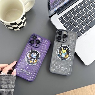 Ốp Điện Thoại Trong Suốt Chống Sốc Mạ Điện Họa Tiết pokemon Cho iPhone 14 11 13 12 Pro Max