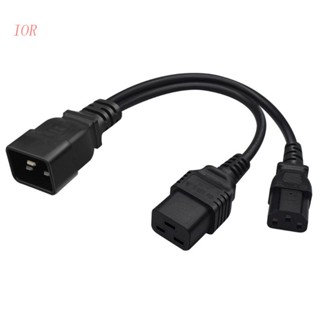 Dây Cáp Chia Nguồn 1FT IEC320 C20 Sang C13 + C19