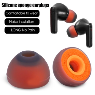 Đệm Tai Nghe Nhét Tai Bằng Silicone Chống Ồn Hai Màu