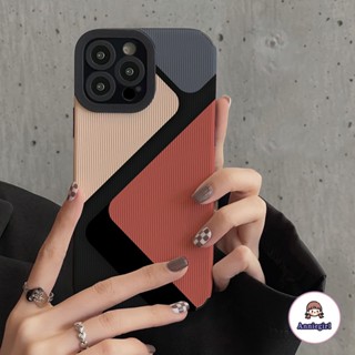 Ốp Điện Thoại Da Lụa Mềm Phối Màu Tương Phản Cho IPhone 11 14 Pro Max 13 Pro Max 12 IPhone X XS XR XS Max IPhone 7 8 Plus