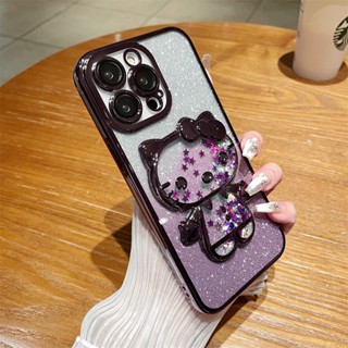 ốp lưng iphone 14 pro max dễ thương Sang Trọng Ốp Điện Thoại iPhone 12 13 pro max 14 pro max 14 plus TPU Mềm Chống Sốc Bảo Vệ camera In Hình Mèo hello Kitty Cho case 14 pm