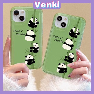 VENKI - For iPhone 11 Case Clear Phone Case TPU Soft Case Airbag Shockproof Protection Camera Cute Bamboo Panda Compatible with iPhone 14 13 Pro Max iPhone 12 Pro Max XR XS 7 8Plus